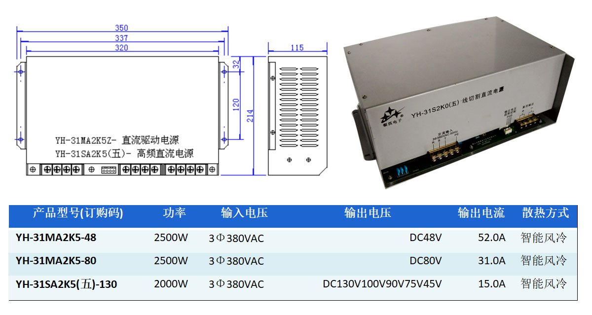2.5KW直流驱动电源