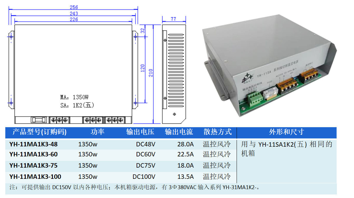 1.35KW直流驱动电源